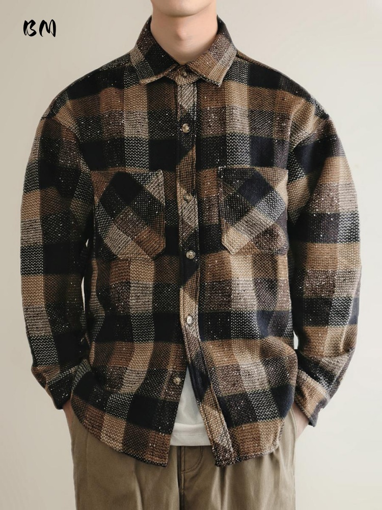 Mens American Vintage Yarn Dye - Flannel Shirt Lined のレビューと価格