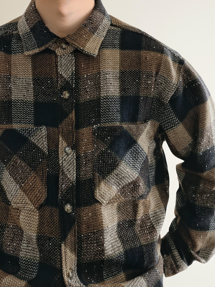 Mens American Vintage Yarn Dye - Flannel Shirt Lined のレビューと価格