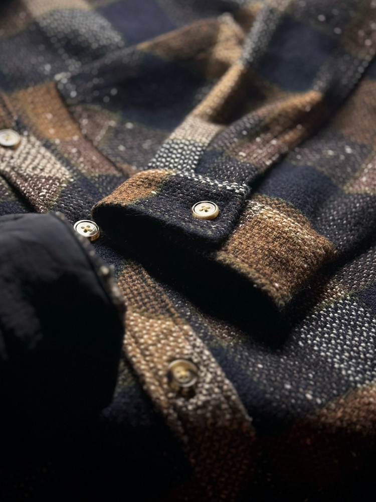 Mens American Vintage Yarn Dye - Flannel Shirt Lined のレビューと価格
