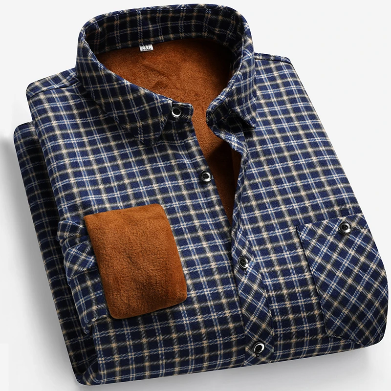 2026 Autumn and Winter Men's F - Flannel Shirt Lined のレビューと価格