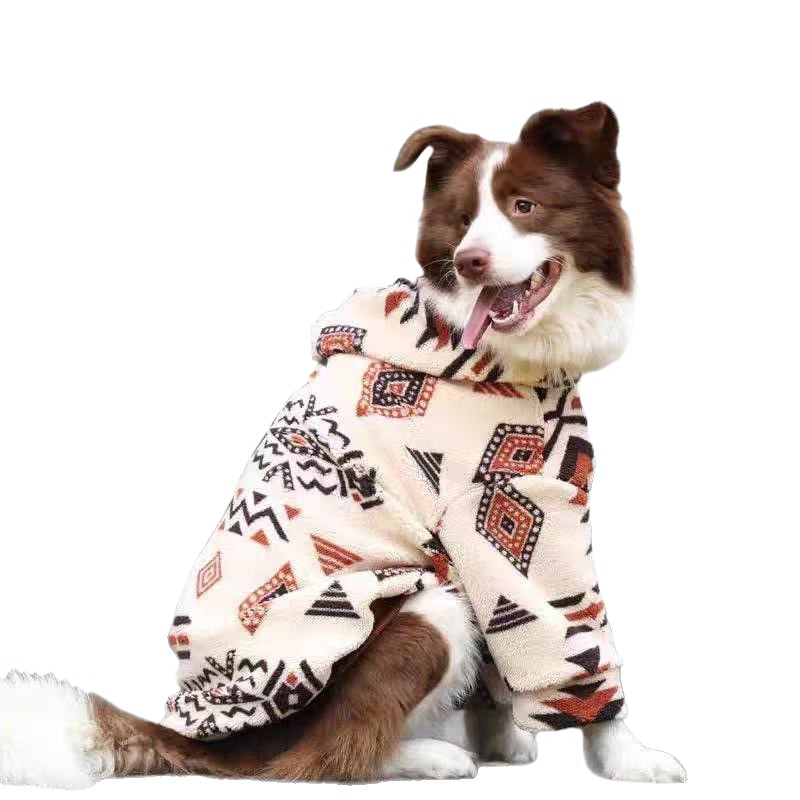 Winter Warm Hooded Dog Coat Sh - Sherpa Hoodie Fleece のレビューと価格