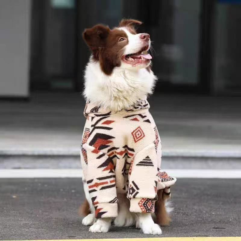 Winter Warm Hooded Dog Coat Sh - Sherpa Hoodie Fleece のレビューと価格