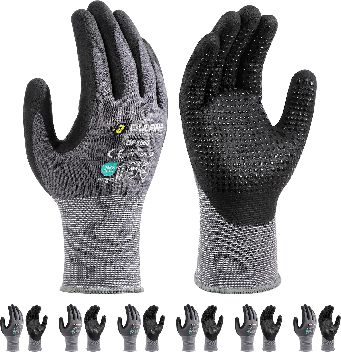 6 Pairs Touchscreen Work Glove - Touch Screen Gloves のレビューと価格
