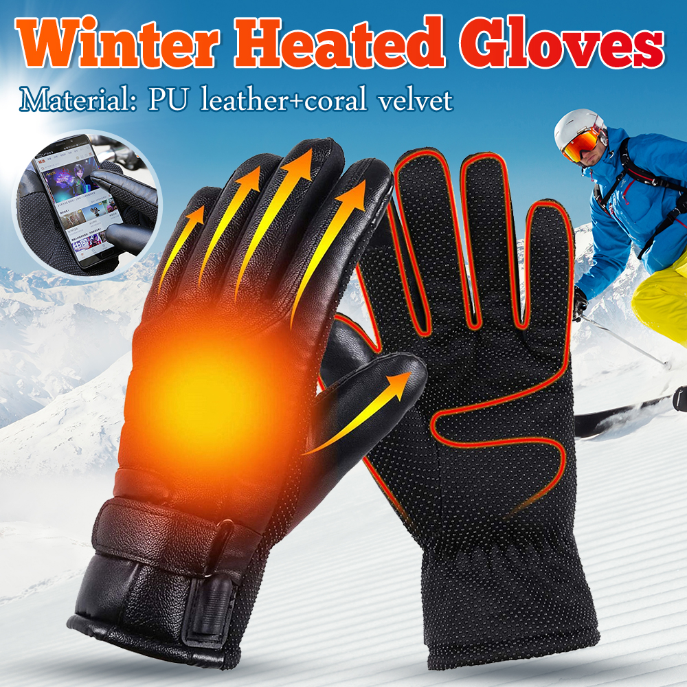 USB Electric Heated Gloves Out - Touch Screen Gloves のレビューと価格