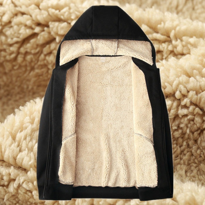 2025 Winter Windproof Hoodie - - Sherpa Hoodie Fleece のレビューと価格