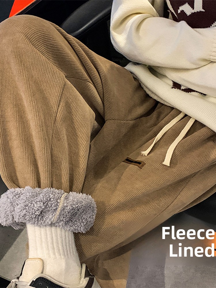Men's Corduroy Lamb Velvet Thi - Corduroy Pant Warm のレビューと価格