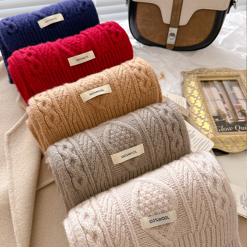 Luxury 100% Wool Scarf Women M - Wool Scarf Men のレビューと価格