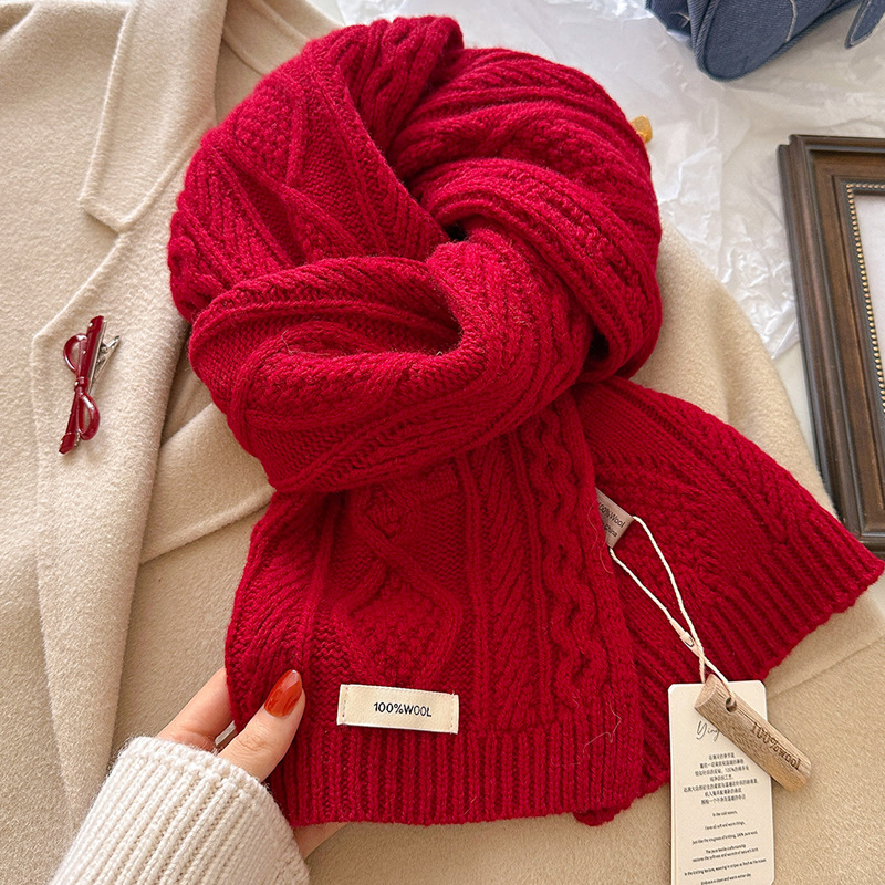 Luxury 100% Wool Scarf Women M - Wool Scarf Men のレビューと価格