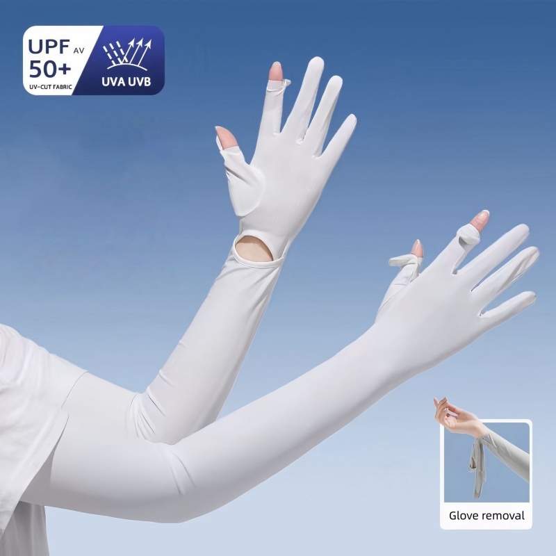 UPF50+ Ice Silk Sun Protection - Touch Screen Gloves のレビューと価格