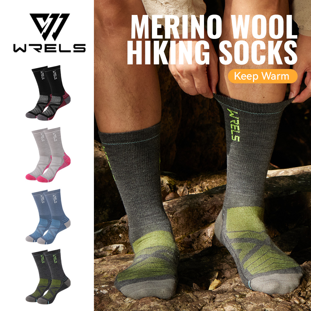 WRELS 1/2/3 Merino Wool Socks  - Thermal Sock Wool のレビューと価格