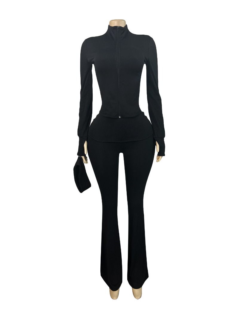 Women Solid Fleece Tracksuits  - Winter Headband Fleece のレビューと価格