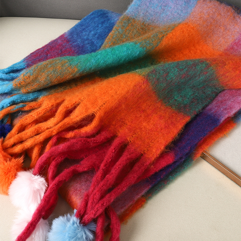Luxury Plaid Scarf Winter Warm - Cashmere Pashmina Wrap のレビューと価格