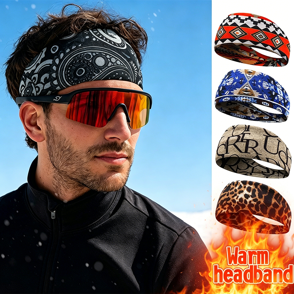 Printed Fleece Headband Winter - Fleece Ear Warmer Band のレビューと価格