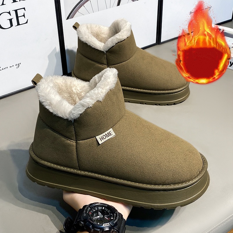 Popular Autumn and Winter Flee - Waterproof Winter Boot のレビューと価格