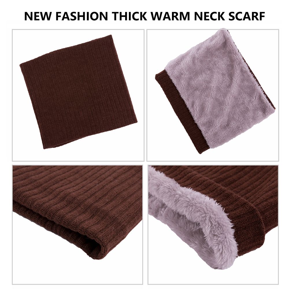 Warm Knitted Scarf Thermal Thi - Neck Gaiter Fleece のレビューと価格