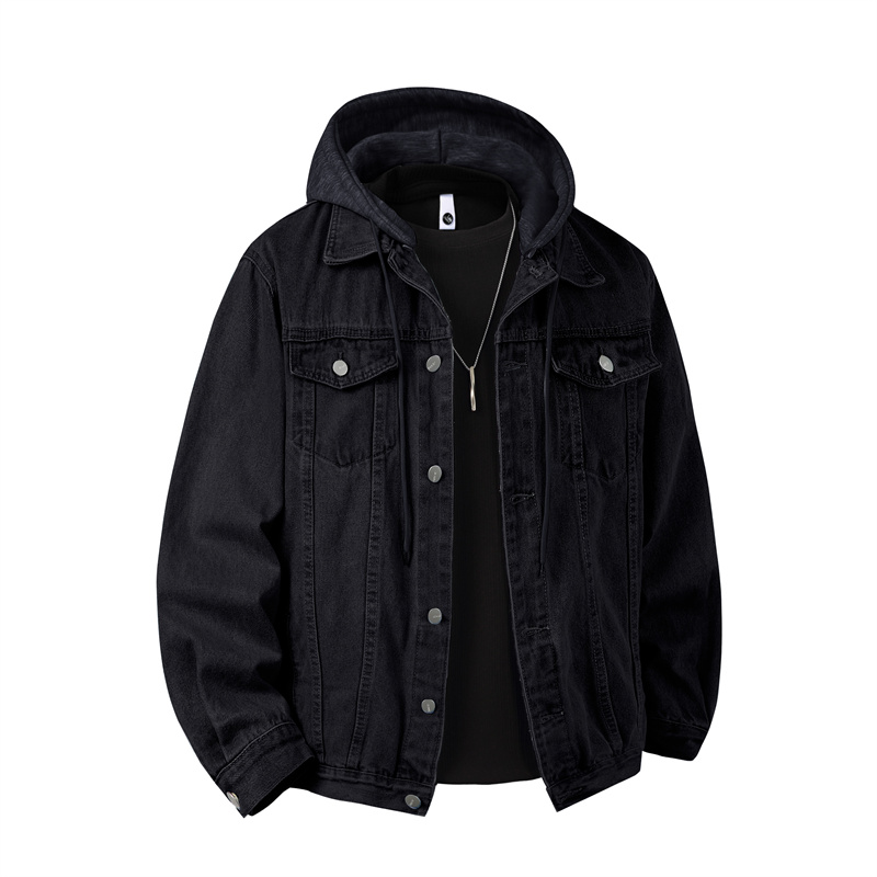 Men Hooded Denim Jacket Men St - Down Jacket Packable のレビューと価格