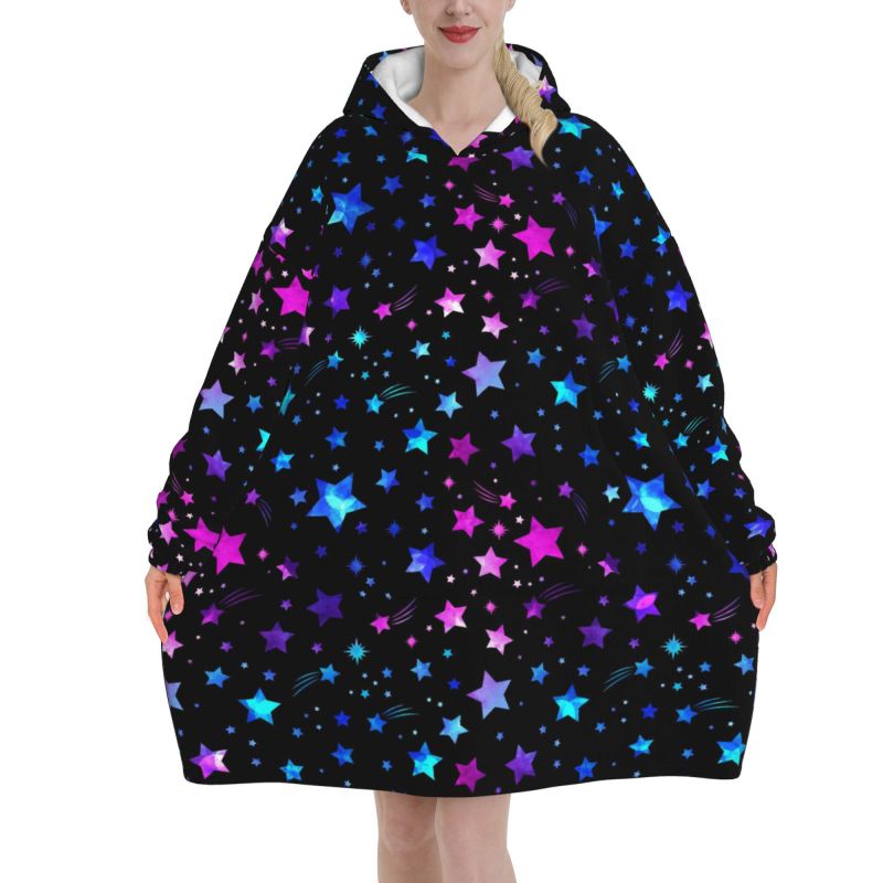 Space Galaxy Constellation Zod - Sherpa Hoodie Fleece のレビューと価格