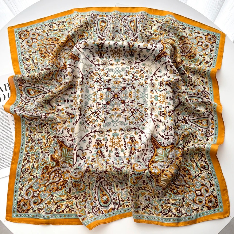 2025 Silk Shawl Square Scarf F - Shawl Wrap Winter のレビューと価格