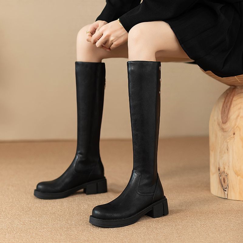 Autumn Winter Middle Heel Ladi - Waterproof Winter Boot のレビューと価格