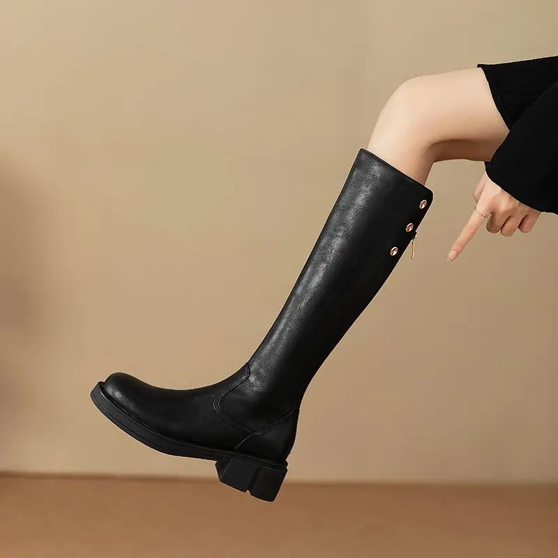 Autumn Winter Middle Heel Ladi - Waterproof Winter Boot のレビューと価格